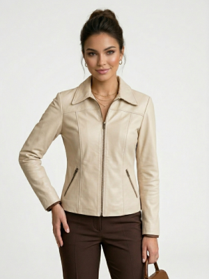 Jaqueta De Couro Legítimo Tamanho P